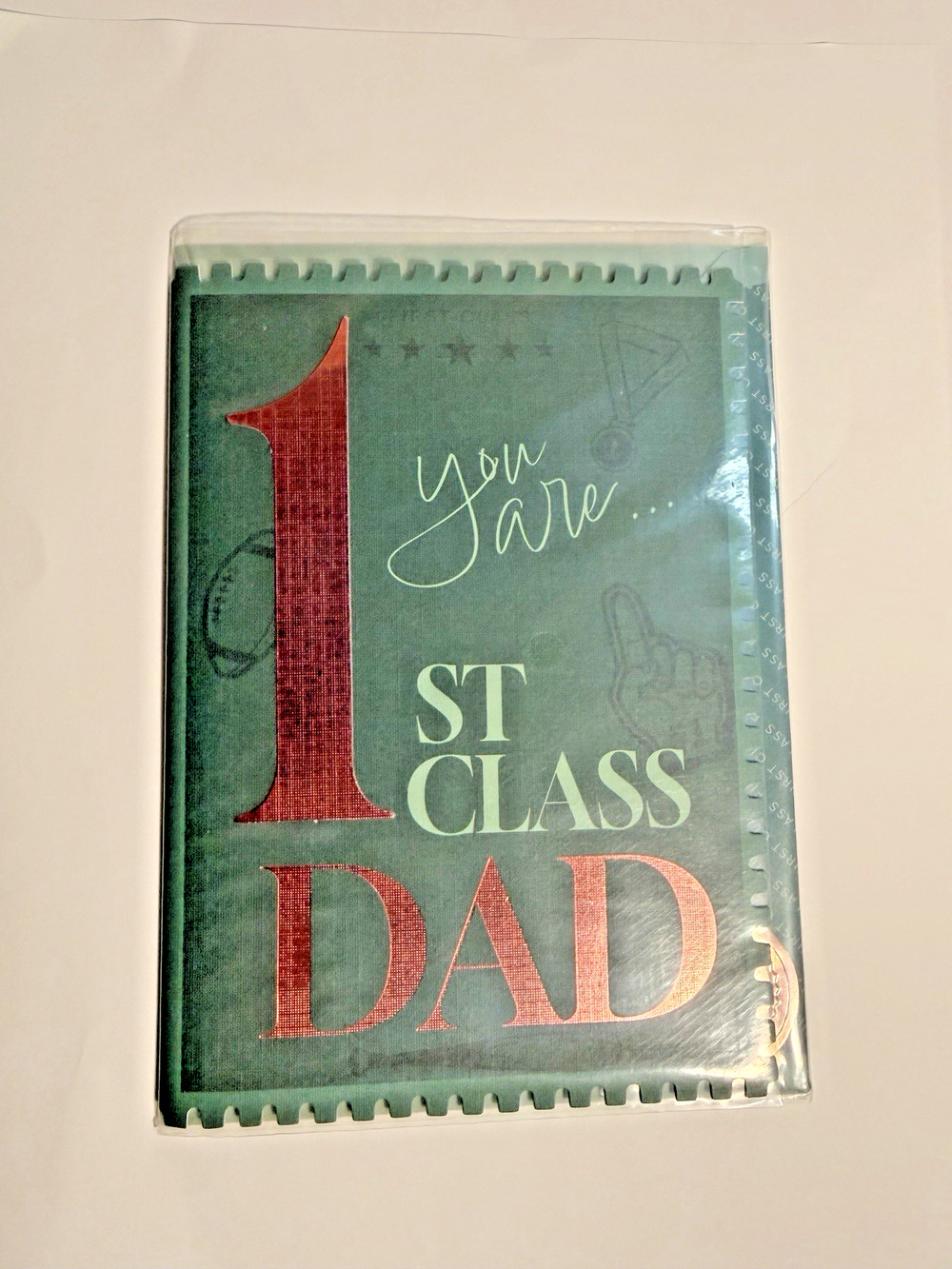 1st Class Dad Greeting Card